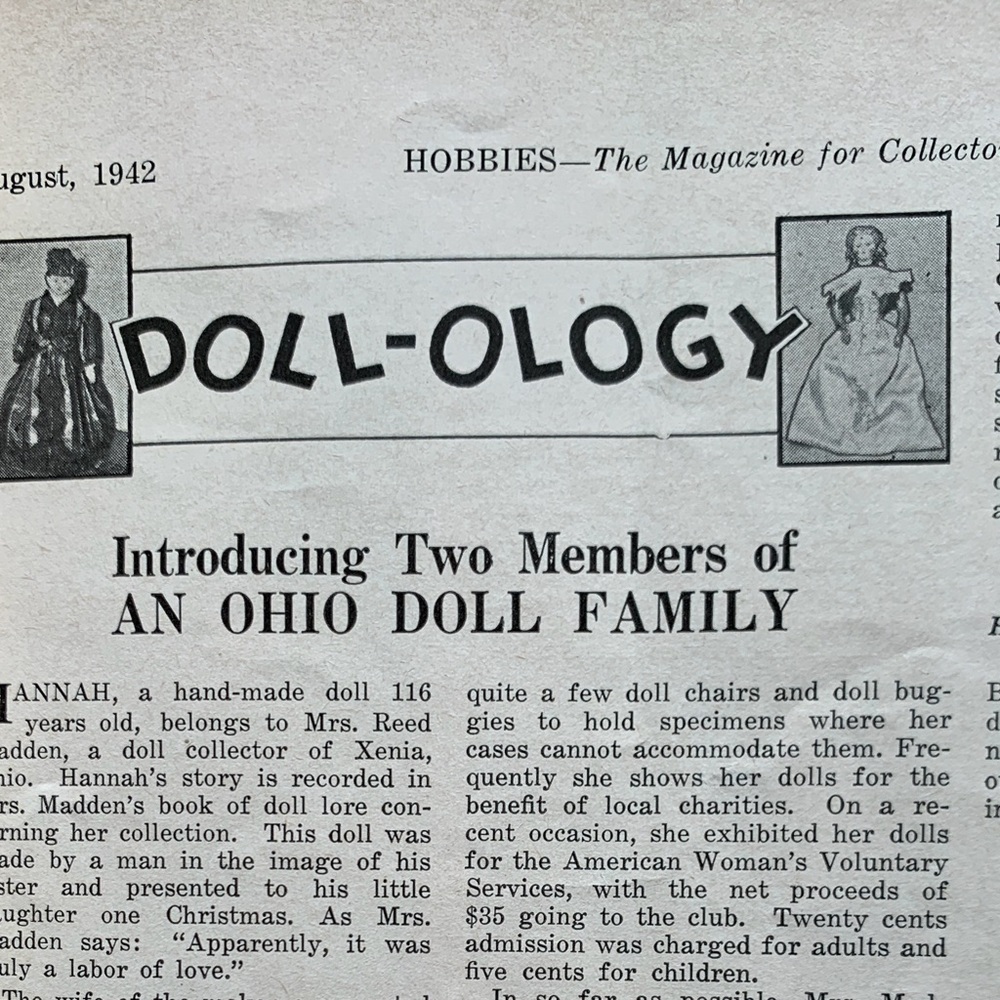 ! Vintage 2 HOBBIES magazines. Nov 1941 & Aug 1942 “The Magazine-for-Collectors” - Picture 16 of 16